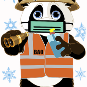 Bao Vest Panda mit Mundschutz